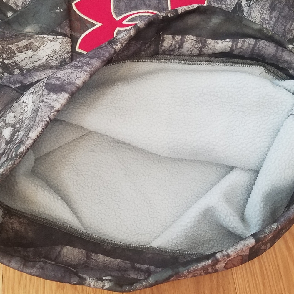 Under Armour Mossy Oak Treestand fleece lined hoodie sweatshirt - Picture 5 of 7